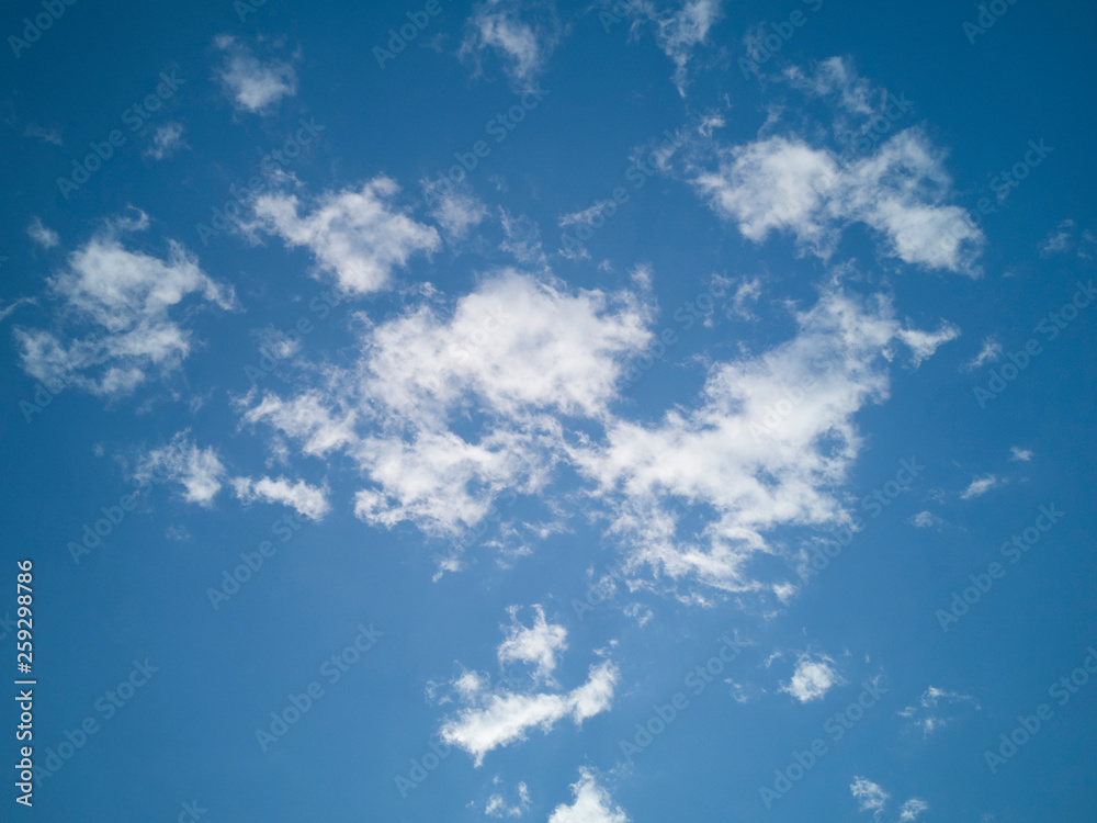 Blue sky and white clouds Blue sky and white clouds