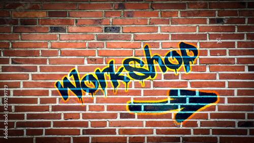 Fototapeta Schild 394 - Workshop