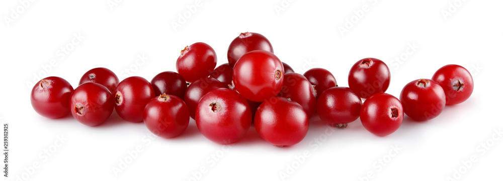 Cranberries isolated. Cranberry on white. Full depth of field. Cranberries isolated. Cranberry on white. Full depth of field.