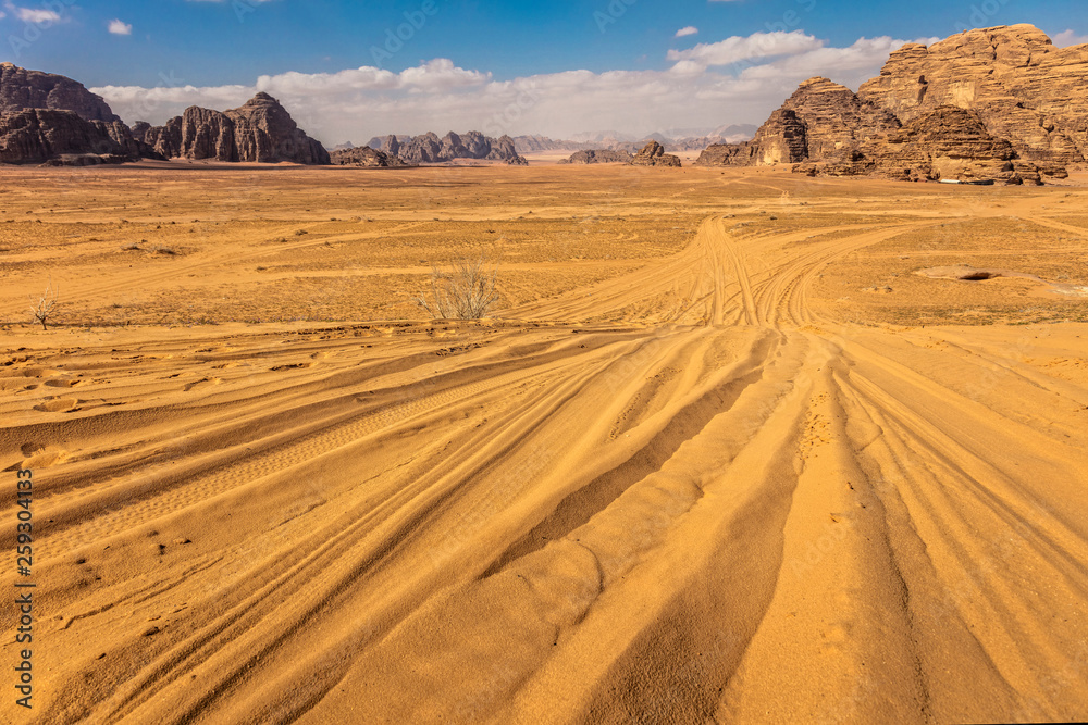 wadi rum desert in jordan