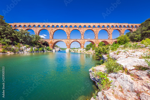 Pont du Gard, Provence in France photo
