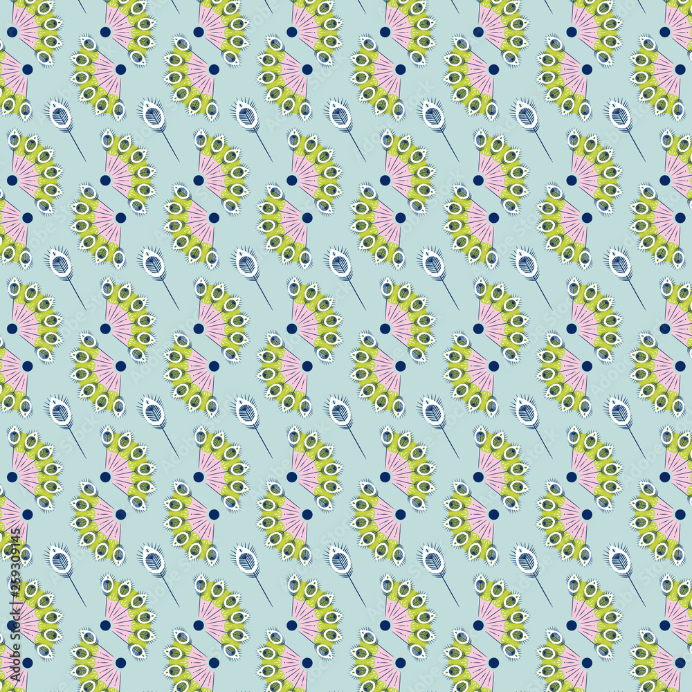 Peacock pattern, vector illustration Peacock pattern, vector illustration