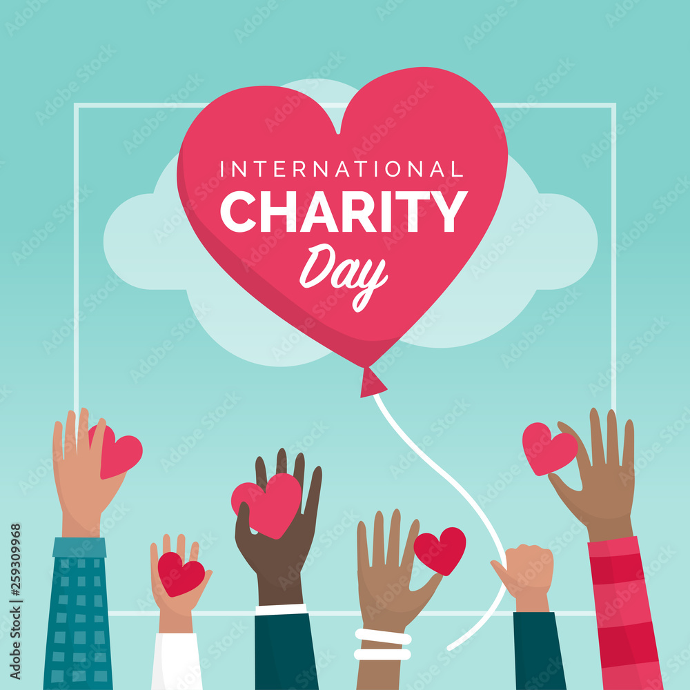 Obraz premium International charity day holiday