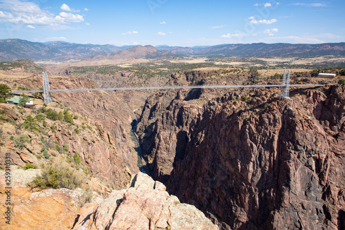 Royal Gorge Bridge over the Arkansas River in Colorado, USA