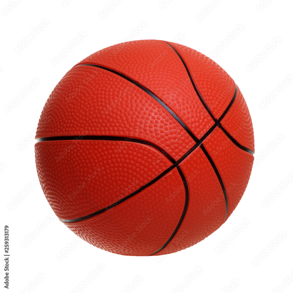 Basketball toy isolated on a white Basketball toy isolated on a white