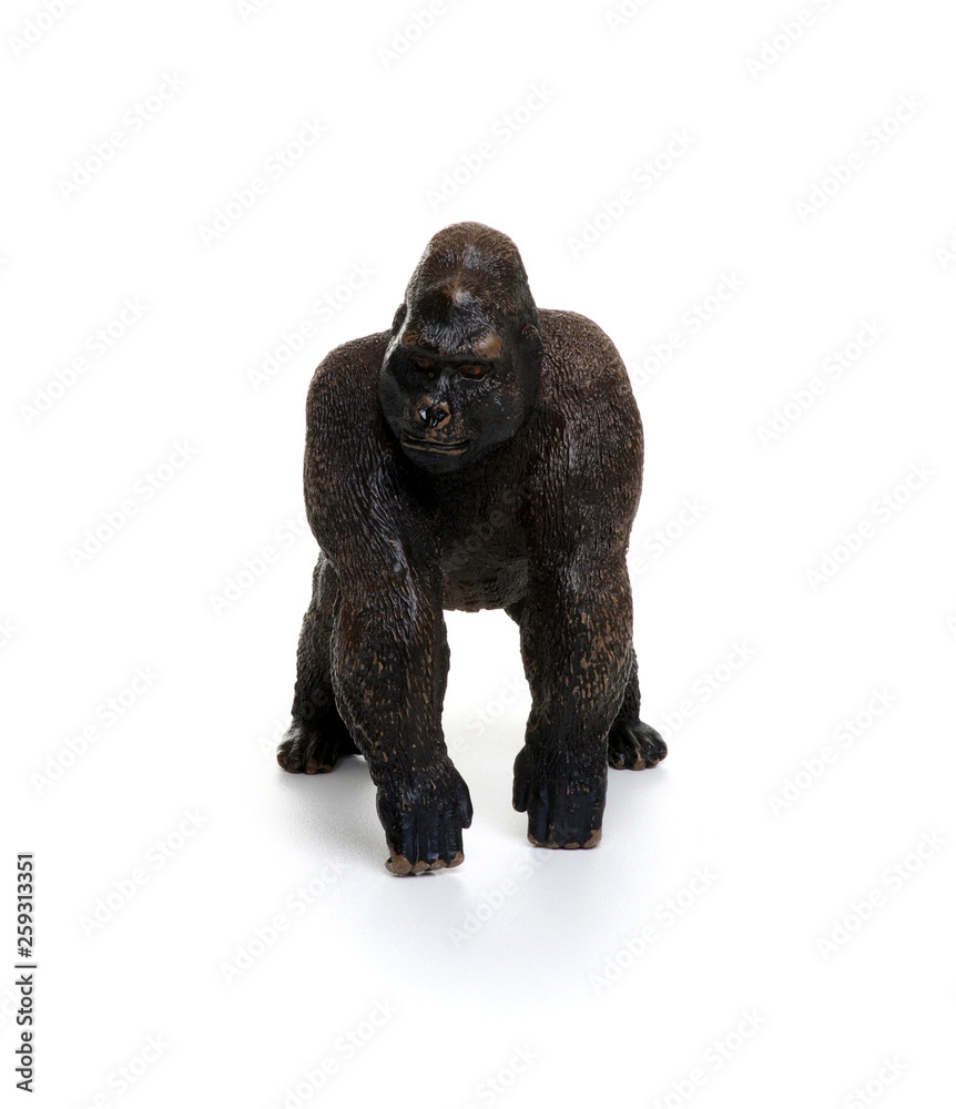 Toy gorilla isolated on white Toy gorilla isolated on white