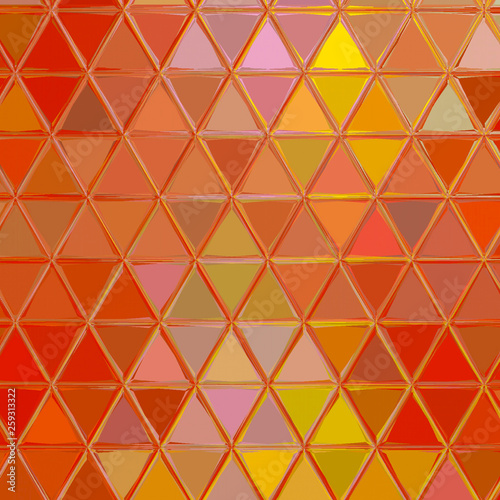 Modern abstract continuous wallpaper with colorful triangles on transparent background for fabric design in autumn colors
