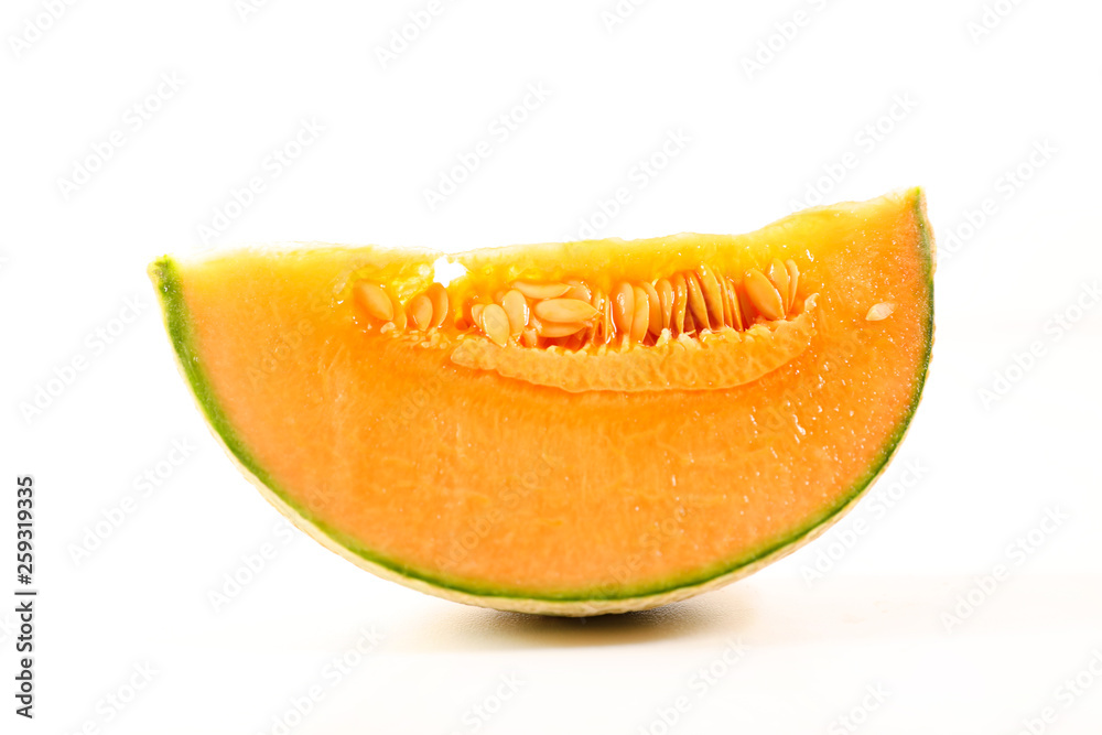 melon isolated on white background melon isolated on white background