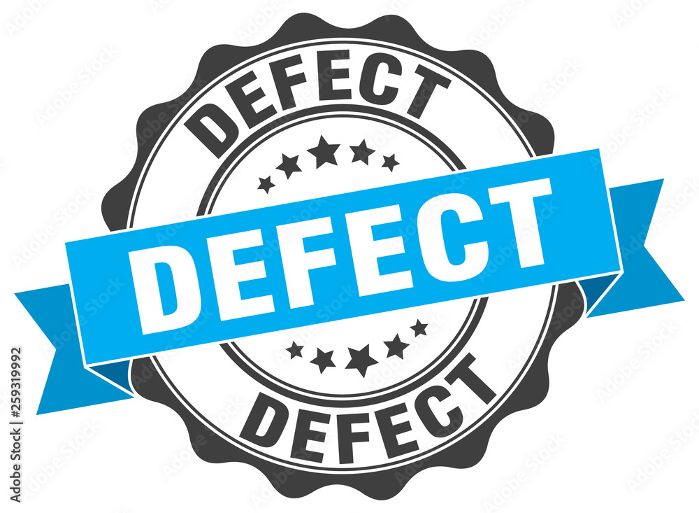 Obraz premium defect stamp. sign. seal