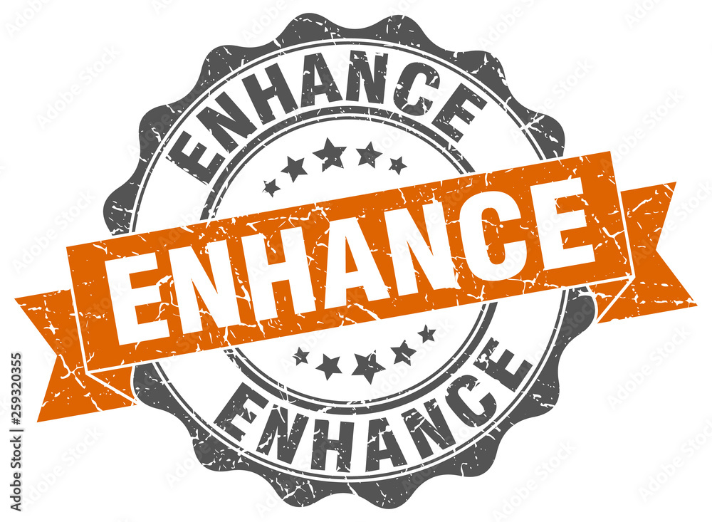 Obraz premium enhance stamp. sign. seal