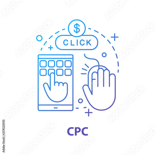 CPC concept icon