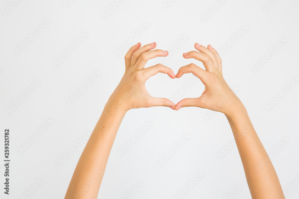 hands forming heart hands forming heart