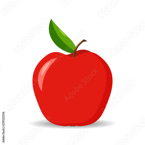 Apple. Fruit. Symbol of health. Training. Bright. For your design.