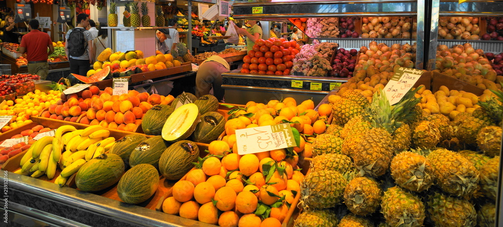 fischmarkt auf palma de mallorca