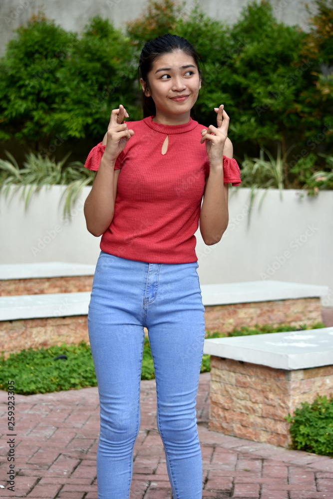 Fototapeta premium A Lucky Female Youngster