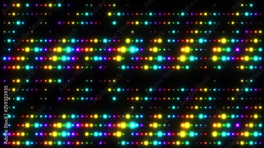 Glow Lights Loop Video- 3D Animation
