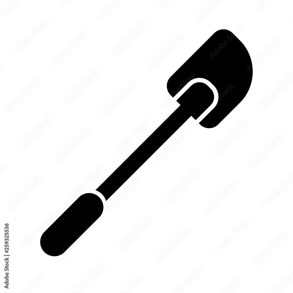 Kitchen Silicon Paddle Icon Vector Kitchen Silicon Paddle Icon Vector