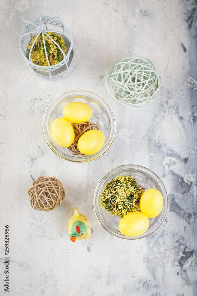 Spring easter table setting Spring easter table setting