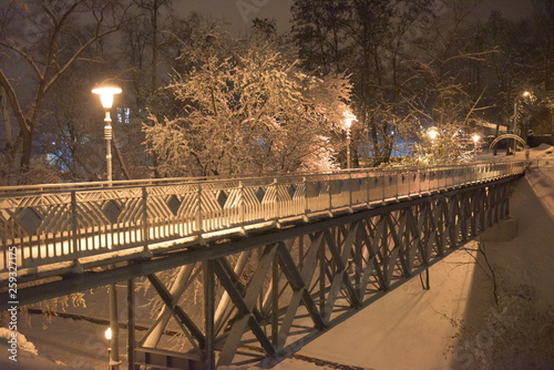 bridge at night