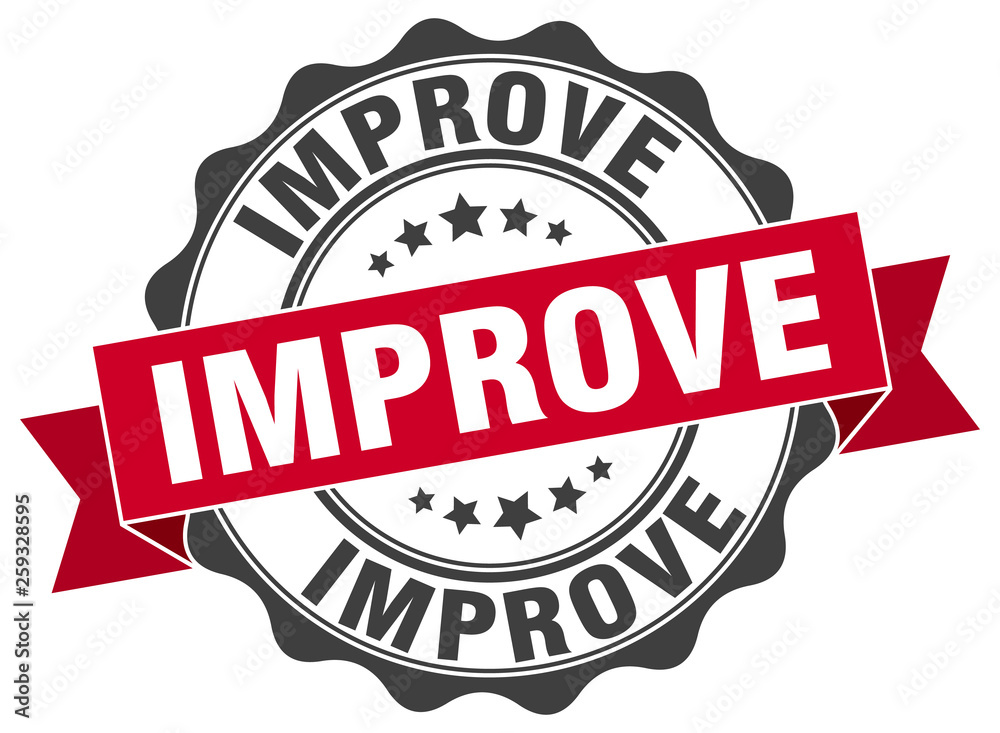 Fototapeta premium improve stamp. sign. seal