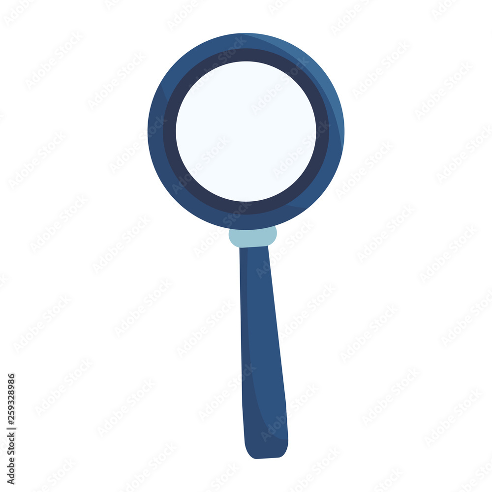 Magnifying glass symbol isolated Magnifying glass symbol isolated