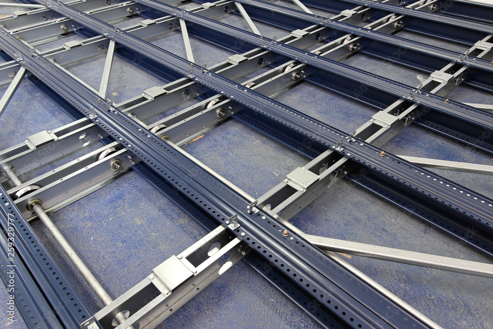 Fototapeta premium Mobile Shelving Mechanism