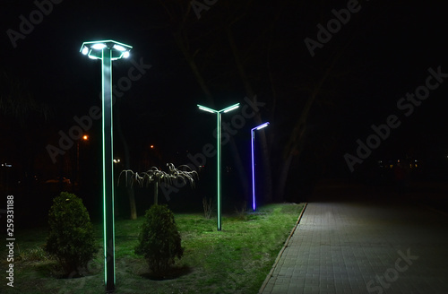 street led lamp pillar