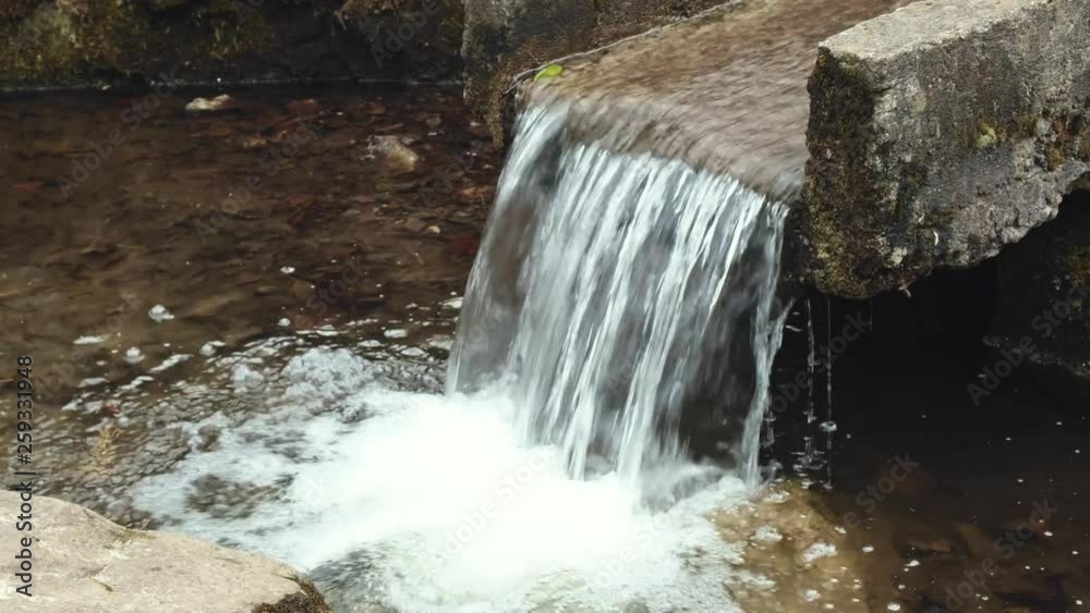 Cascades of water in the city park Cascades of water in the city park