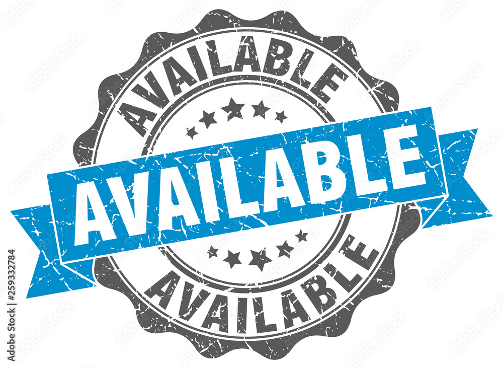 Obraz premium available stamp. sign. seal