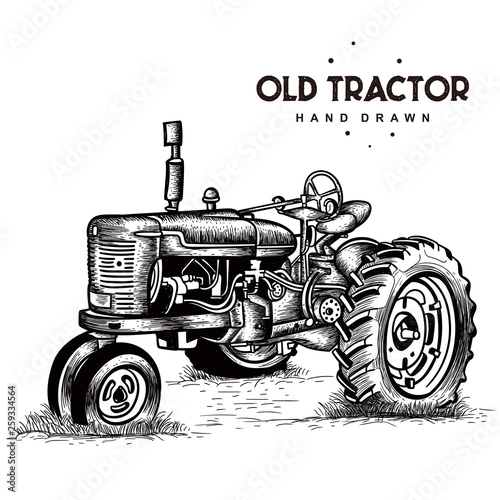 Old Rusty Tractor