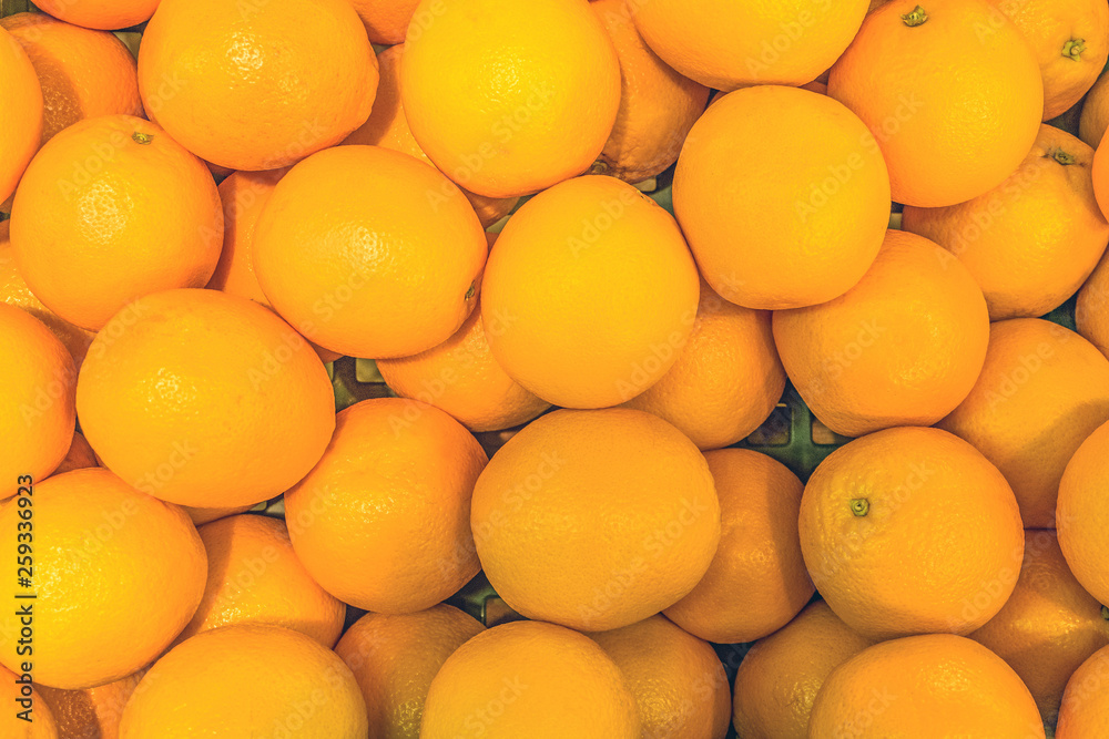 Orange fruit background in market. Top view. Orange fruit background in market. Top view.