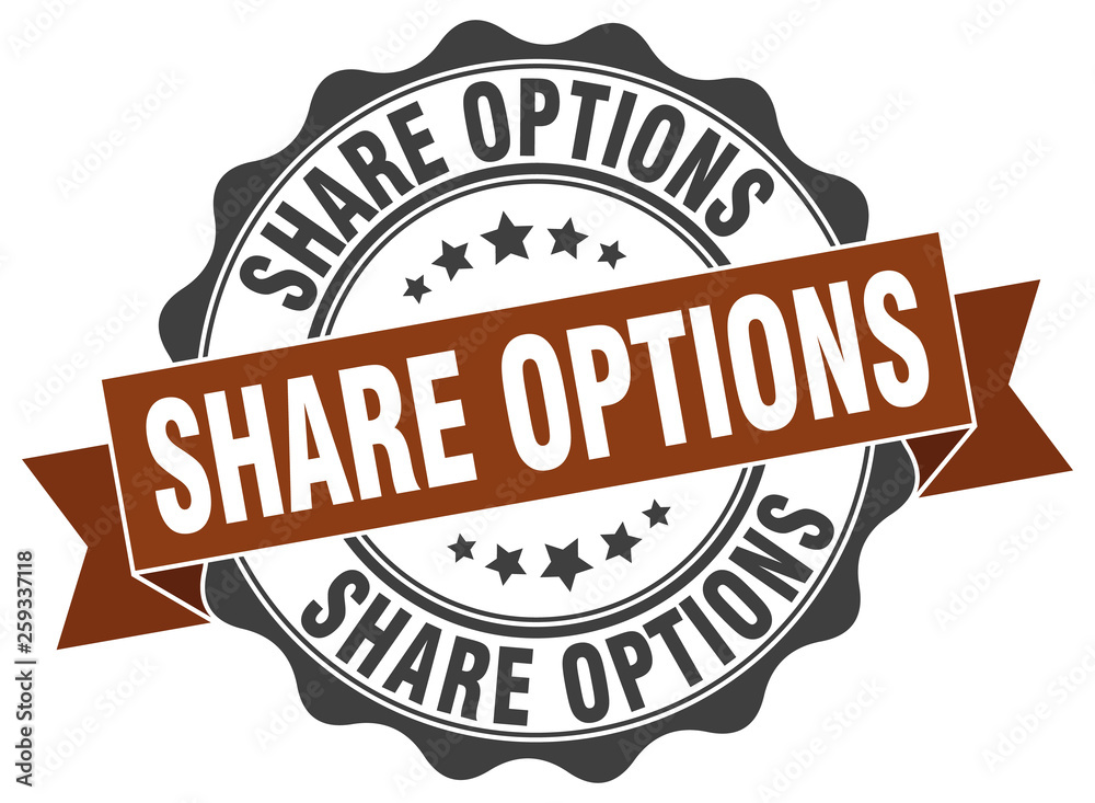 share options stamp. sign. seal share options stamp. sign. seal