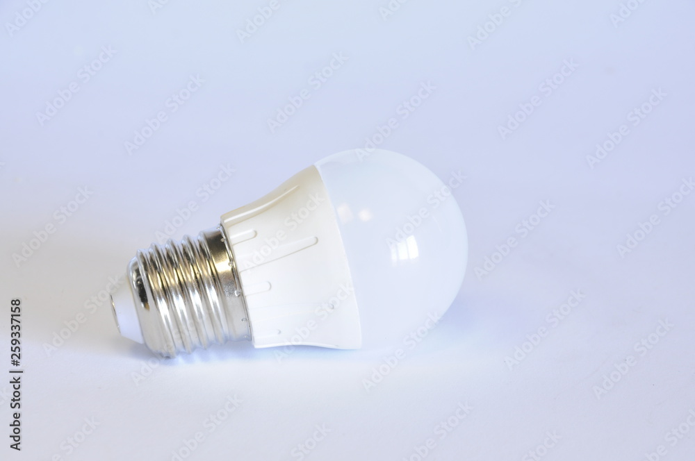 light bulb on white background light bulb on white background