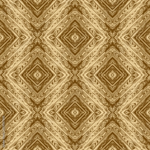 Gold symmetry pattern and geometric golden design, decoration yellow.
