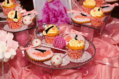 cupcakes on a plate