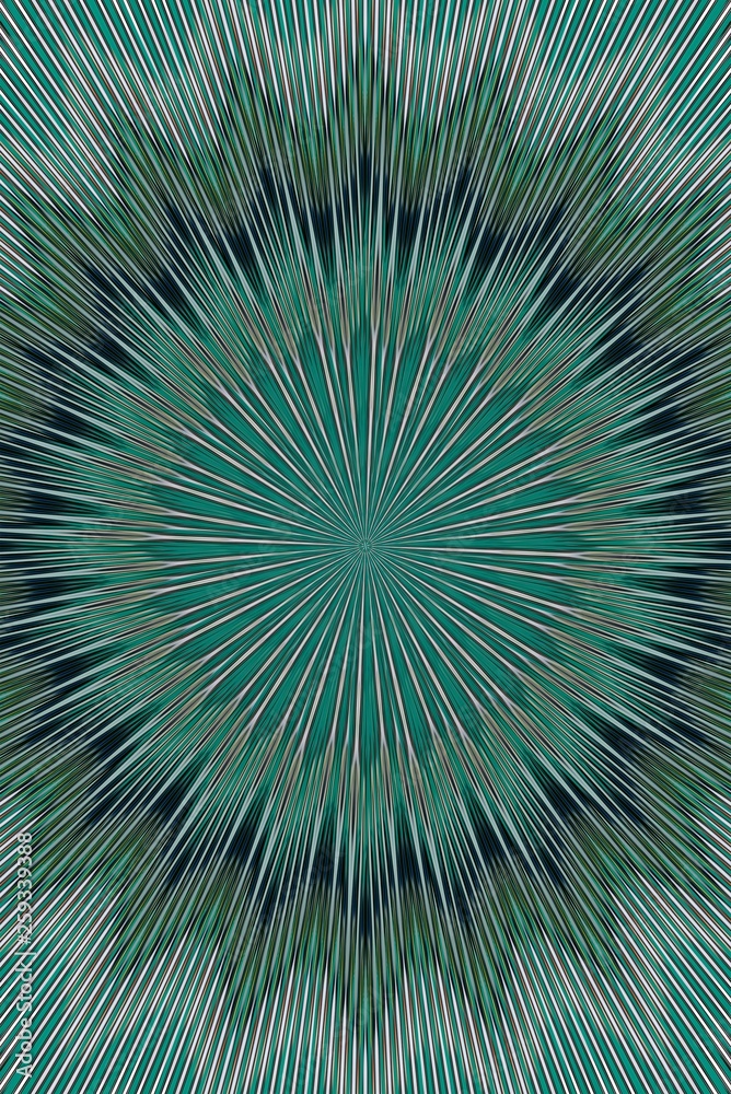 Obraz premium ornament floral pattern geometric flower. ceramic graphics.