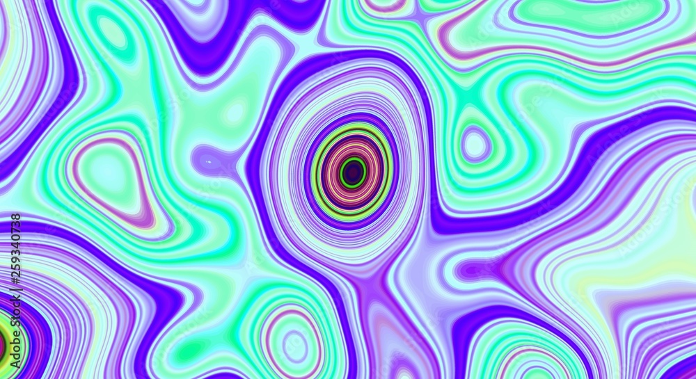 Psychedelic abstract pattern and hypnotic background for trend art,  poster.