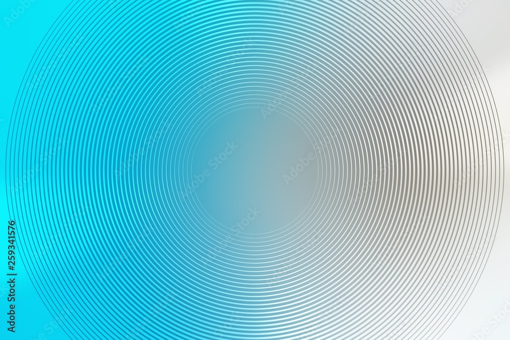 Naklejka premium Gradient radial background, blue sky, blur smooth soft texture wallpaper abstract. Gradation