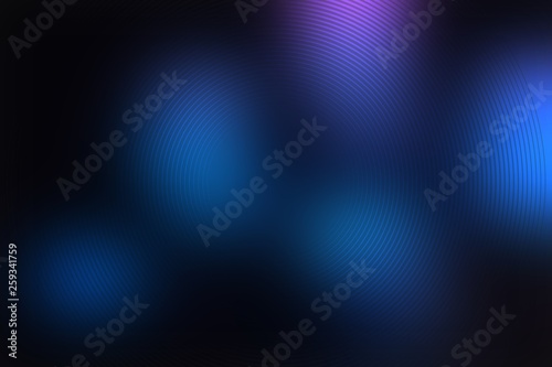 Gradient radial background, blue sky, blur smooth soft texture wallpaper abstract. Glowing deep