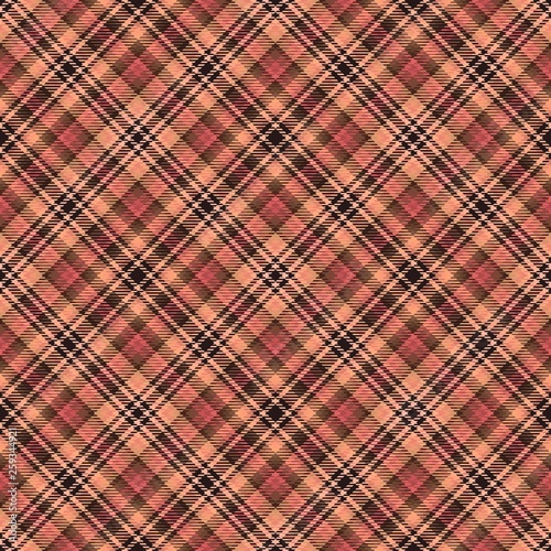 Fabric diagonal tartan, pattern textile, seamless square.