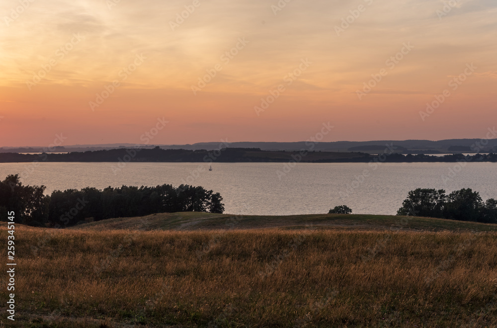 The landscape on island Ruegen, Germany The landscape on island Ruegen, Germany