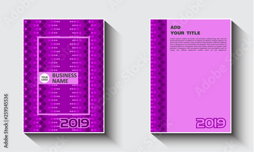 Minimal modern cover design. abstract pink colorful gradients. Future geometric patterns. poster template vector design.
