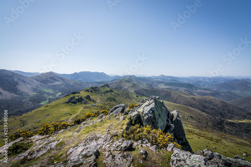 Randonnée Pic du Mondarrain (749m) depuis le col des Veaux