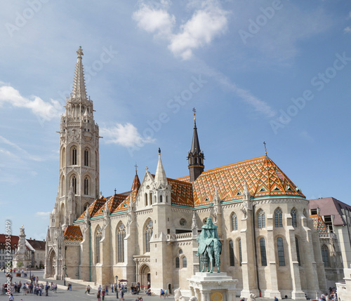 Roman Catholic St. Matthias Church in Budapest, Hungary. One of the main temples in Hungary.