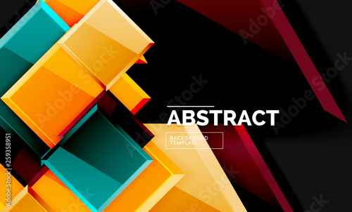 Shiny style geometric background