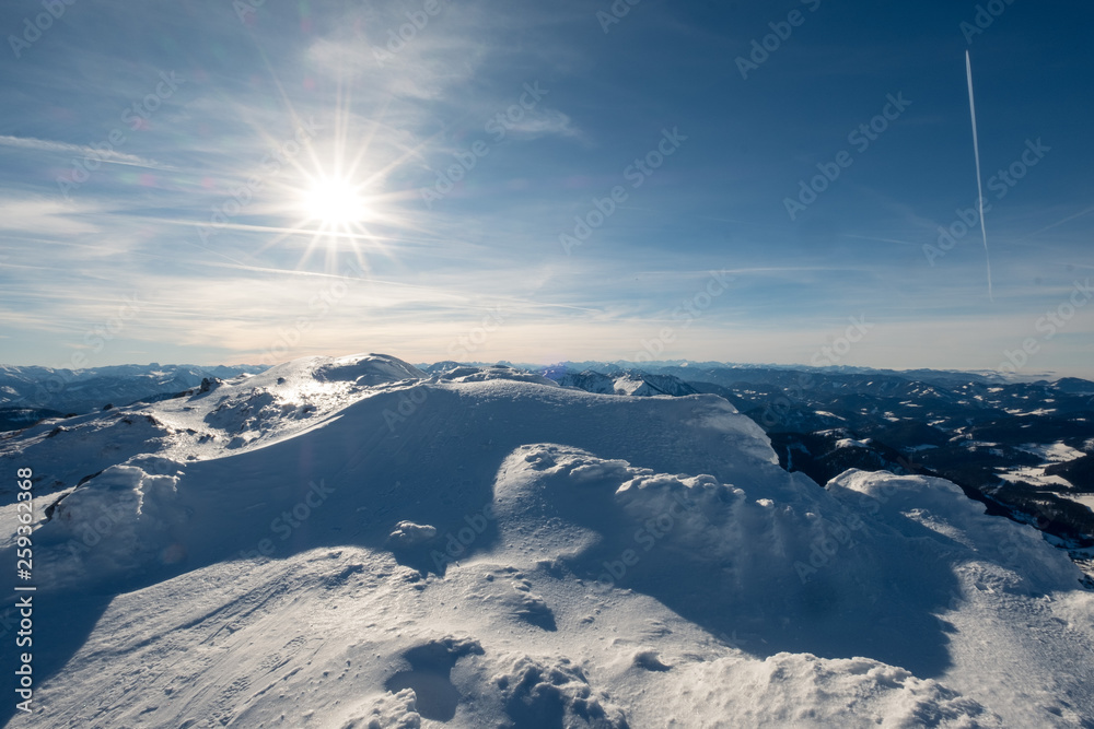 Fototapeta premium Bergwinter