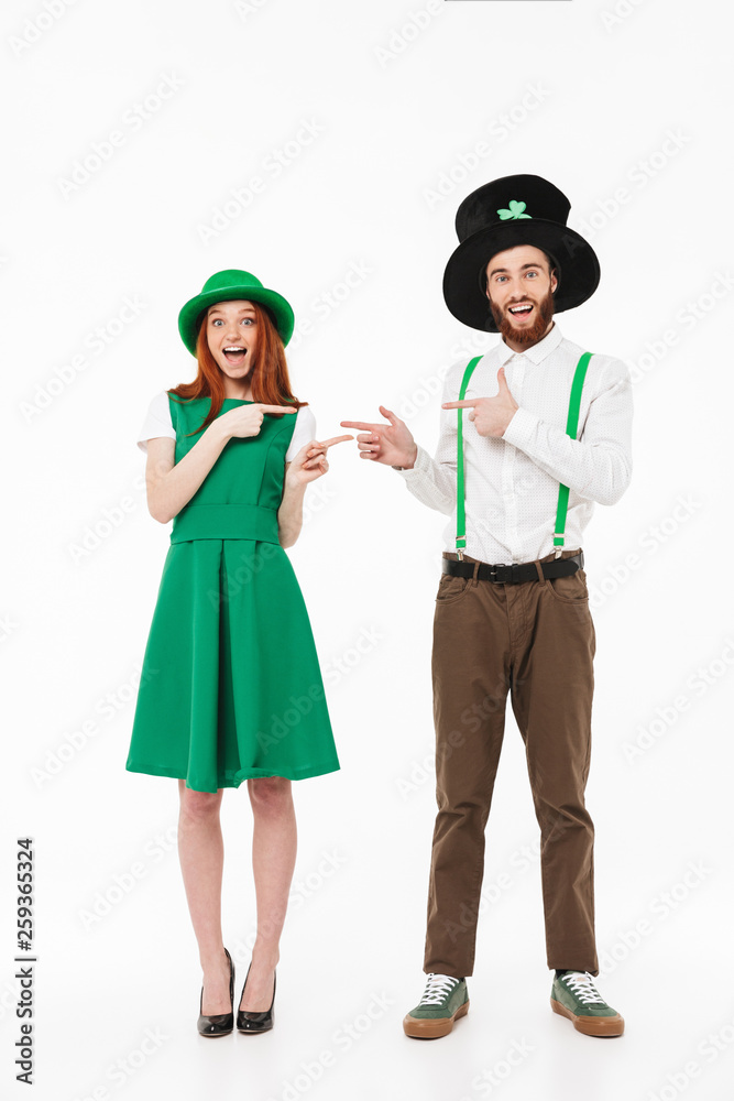 Full length of a happy young couple Full length of a happy young couple