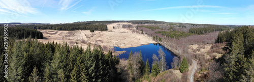 Flugbild-Panorama Schwarzbachsee Kalterherberg