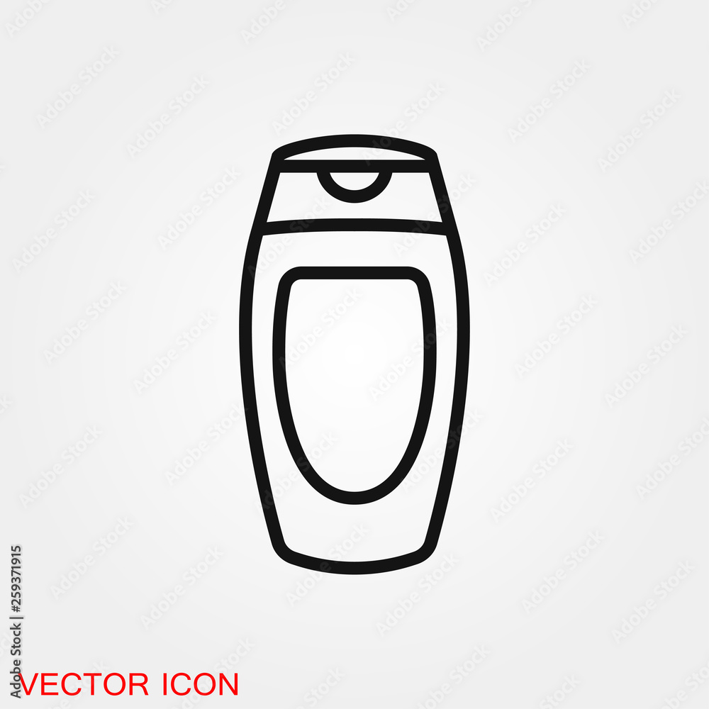 Tube container for cream icon vector sign symbol for design Tube container for cream icon vector sign symbol for design