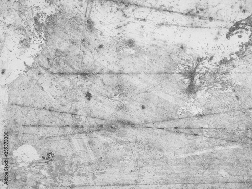 Black and white background, scratch on the steel plate.